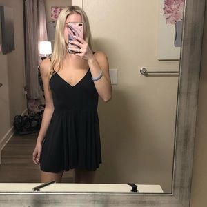 very dark grey/black romper